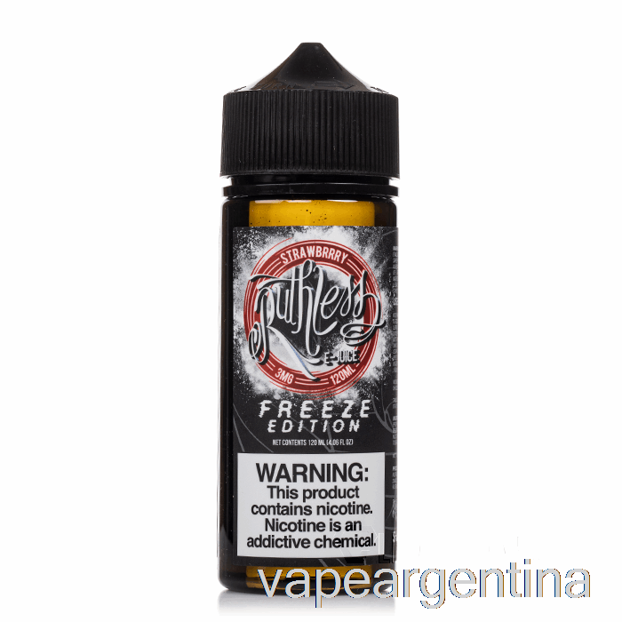 Fresa - Edición Congelada - Vapor Despiadado - 120ml 0mg Vape Descartable